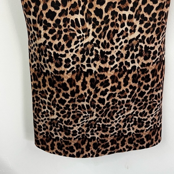 Anthropologie Dhruv Kapoor Leopard Print Mini Dress - Picture 12 of 16